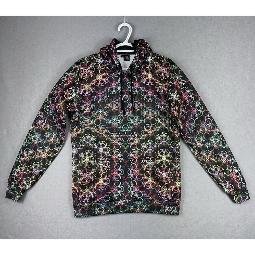Electro Threads Hoodie Unisex XS Freak'Quency Pullover Positive Vibes Cool Fun